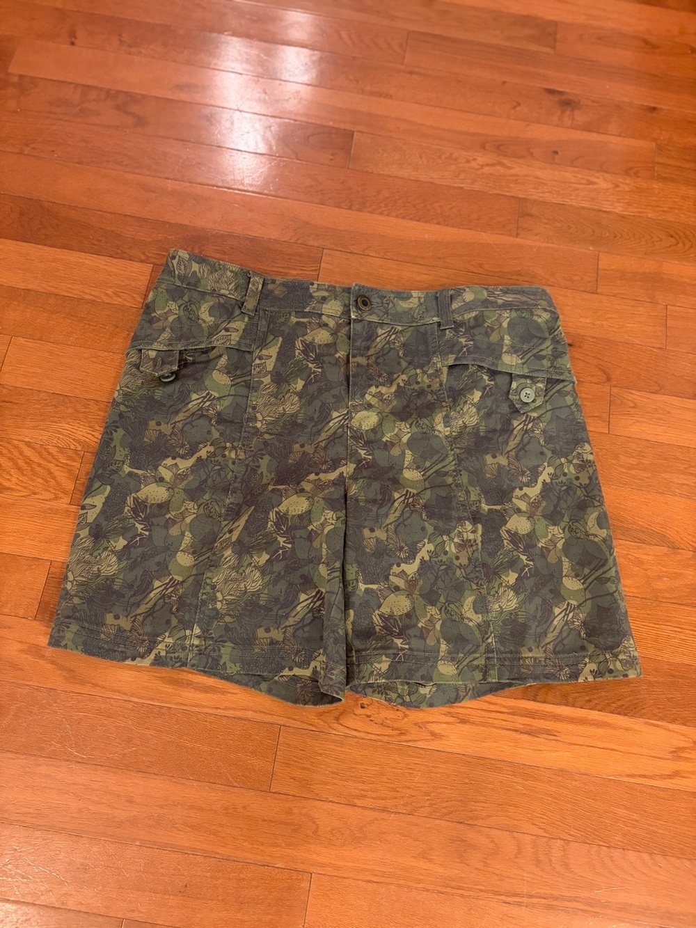 Orvis Green Printed Cargo Shorts